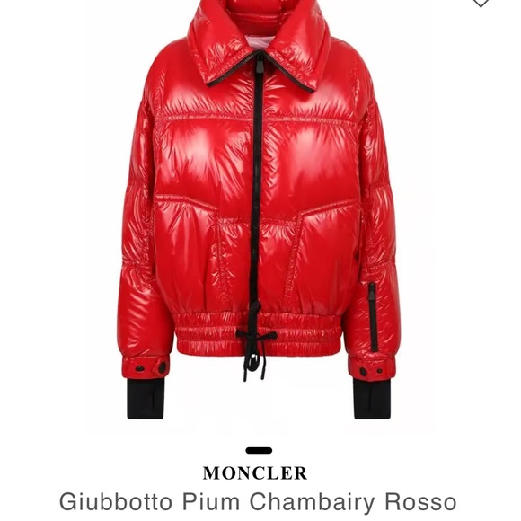 Moncler Women's Red Jacket - Picture 1 of 9